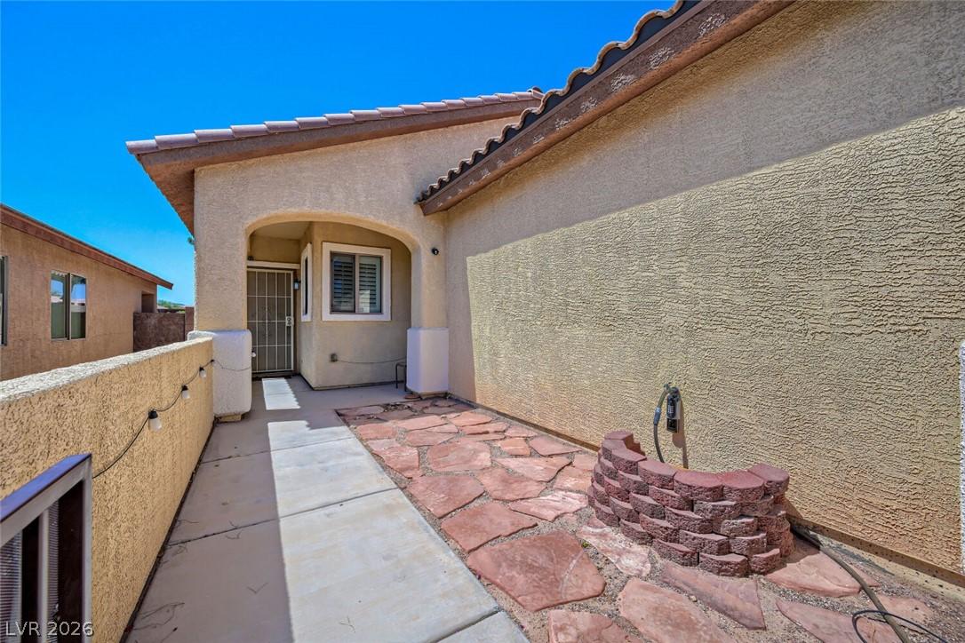 Image 3: An inviting entry to this home features a charming