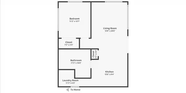 Image 4: A well-designed floor plan details a detached gues