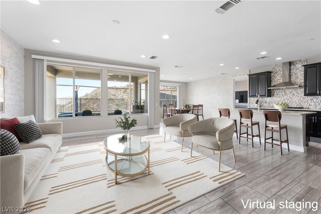 Image 2: Imagine this beautiful great room with a neutral d