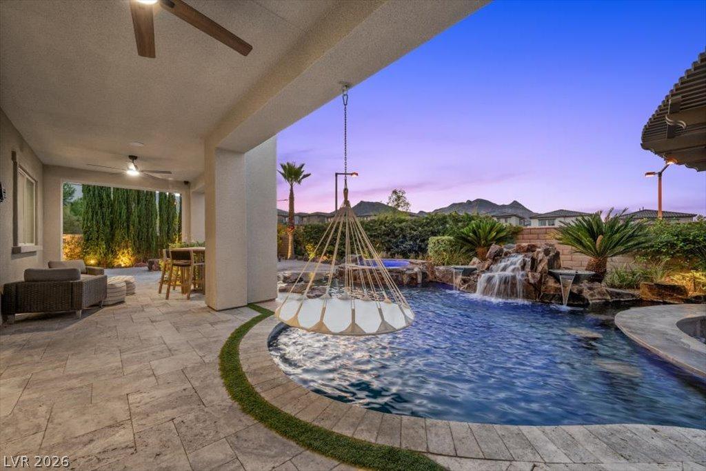 Image 4: A private outdoor sanctuary awaits, featuring a re