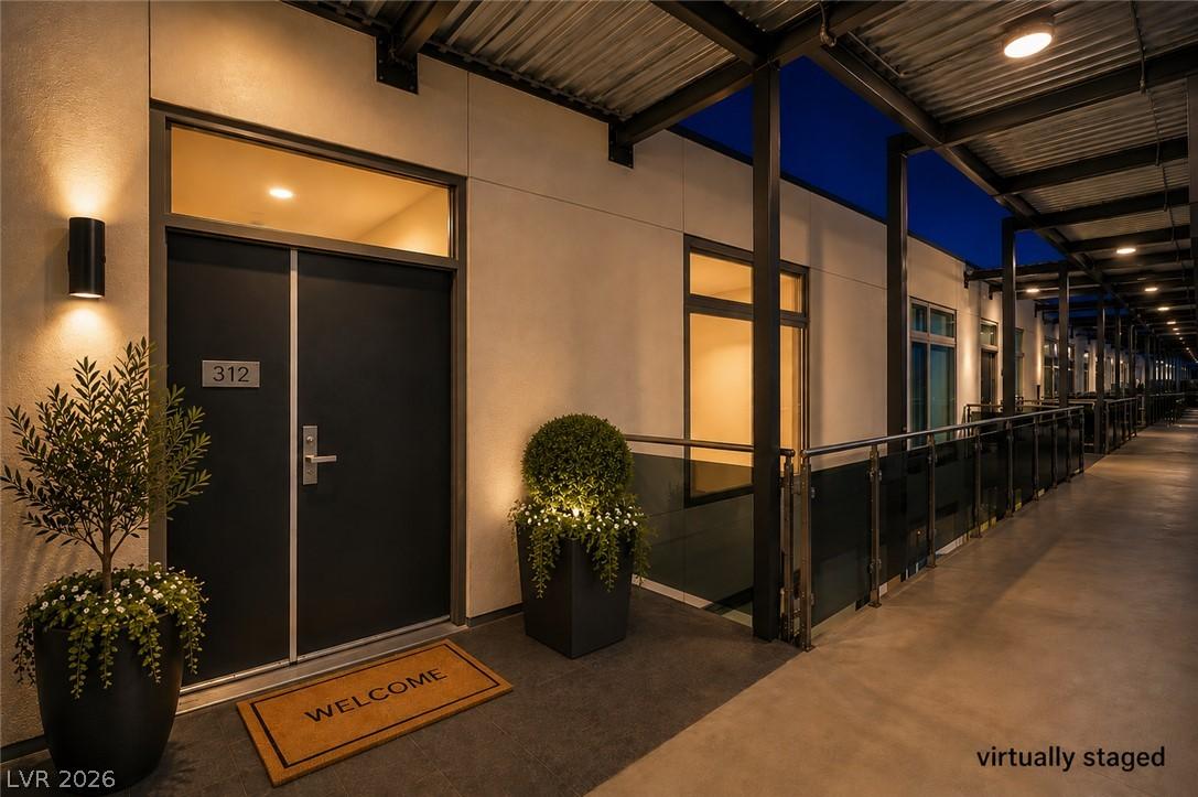 Image 2: Welcome home to this stylish entryway, with sleek