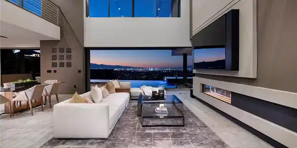 Image 3: Bedroom with sliding glass doors opening to a priv