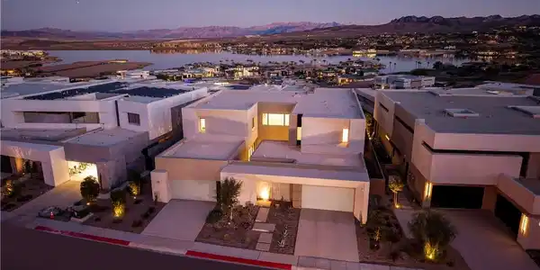 Image 2: An aerial perspective reveals contemporary archite