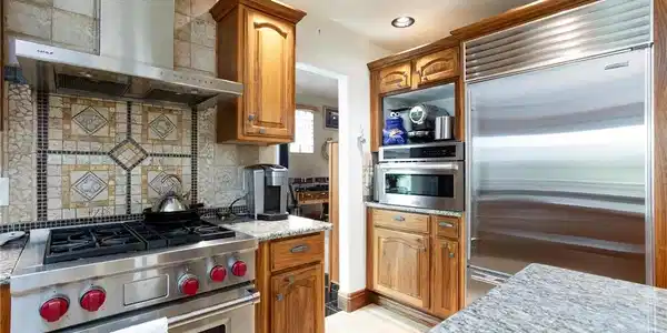 Image 3: Culinary delights await in this chef's kitchen, sh