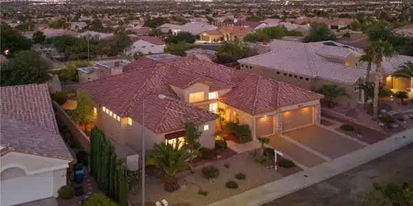 Image 2: Areal Night Time View of Faiss Drive Sitting High