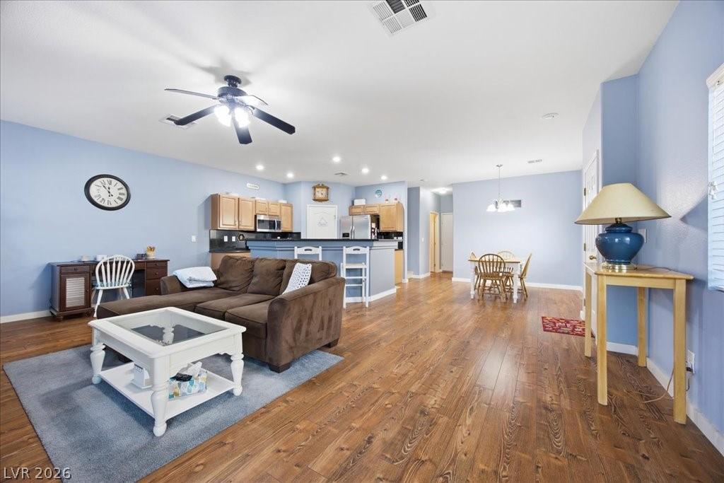 Image 3: Family room is spacious and open to dining and kit