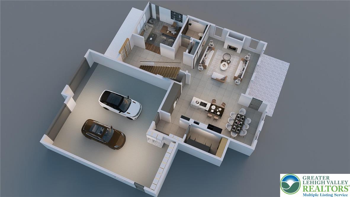 Image 2: 1st Floor Rendering Angle 1