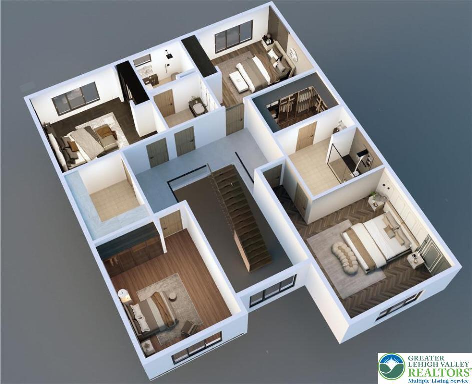 Image 4: 2nd Floor Rendering Angle 1