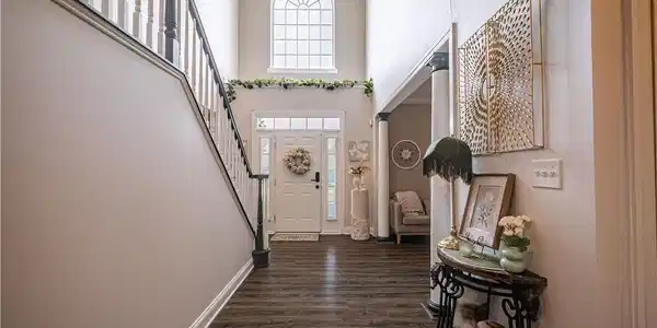 Image 3: A grand entrance welcomes you with a soaring vault