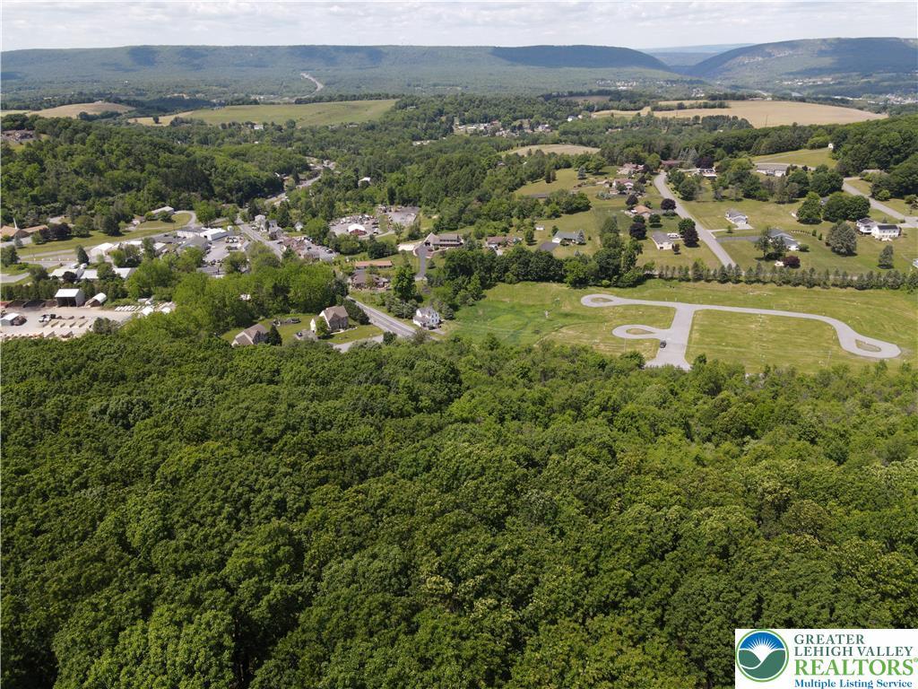 Image 2: An aerial perspective reveals a verdant landscape