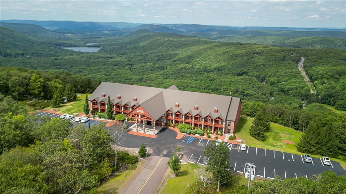 Image 3: Perched on a mountaintop, this expansive lodge ove