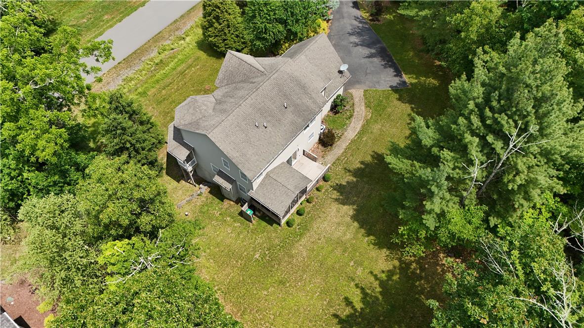 Image 4: An aerial perspective reveals a secluded residence