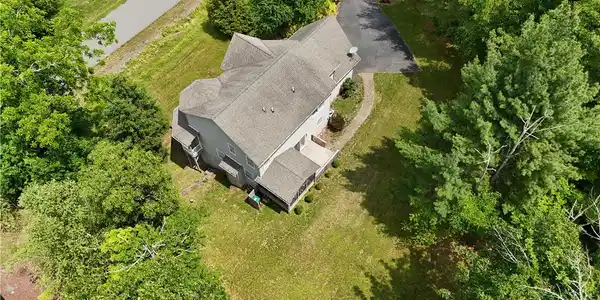 Image 4: An aerial perspective reveals a secluded residence