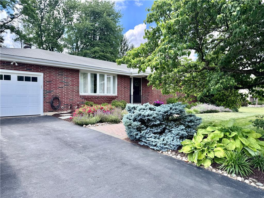 Image 4: Mature trees and lush landscaping enhance the curb