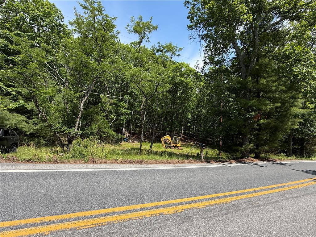 Image 2: A spacious, tree-lined lot offers an ideal foundat