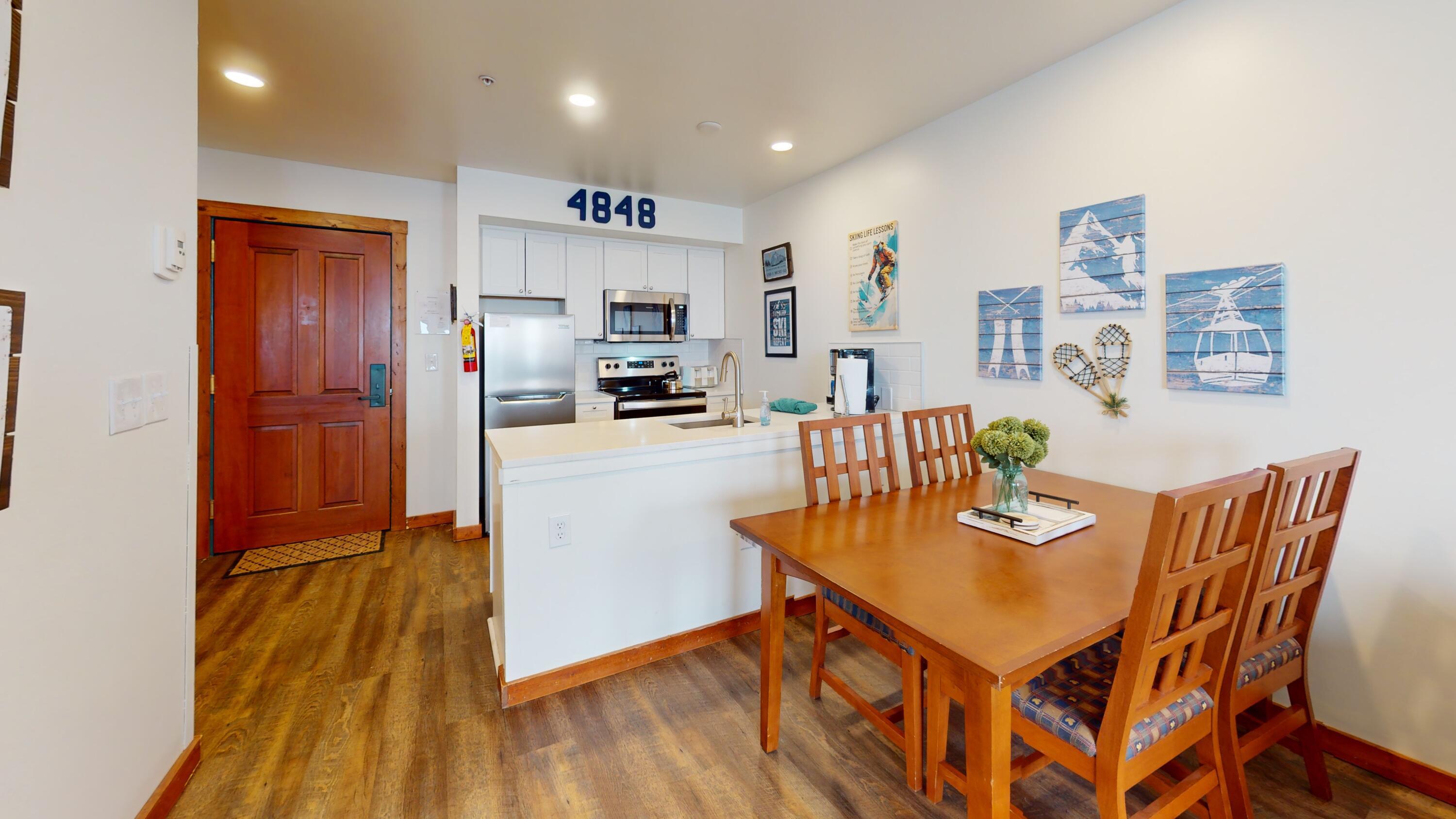 Image 3: Kitchen and Dining area