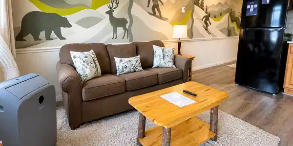 Image 3: Folcout couch sleeps 2