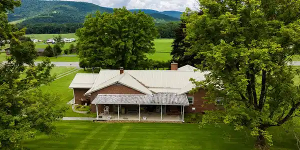 Image 2: aerial back of home