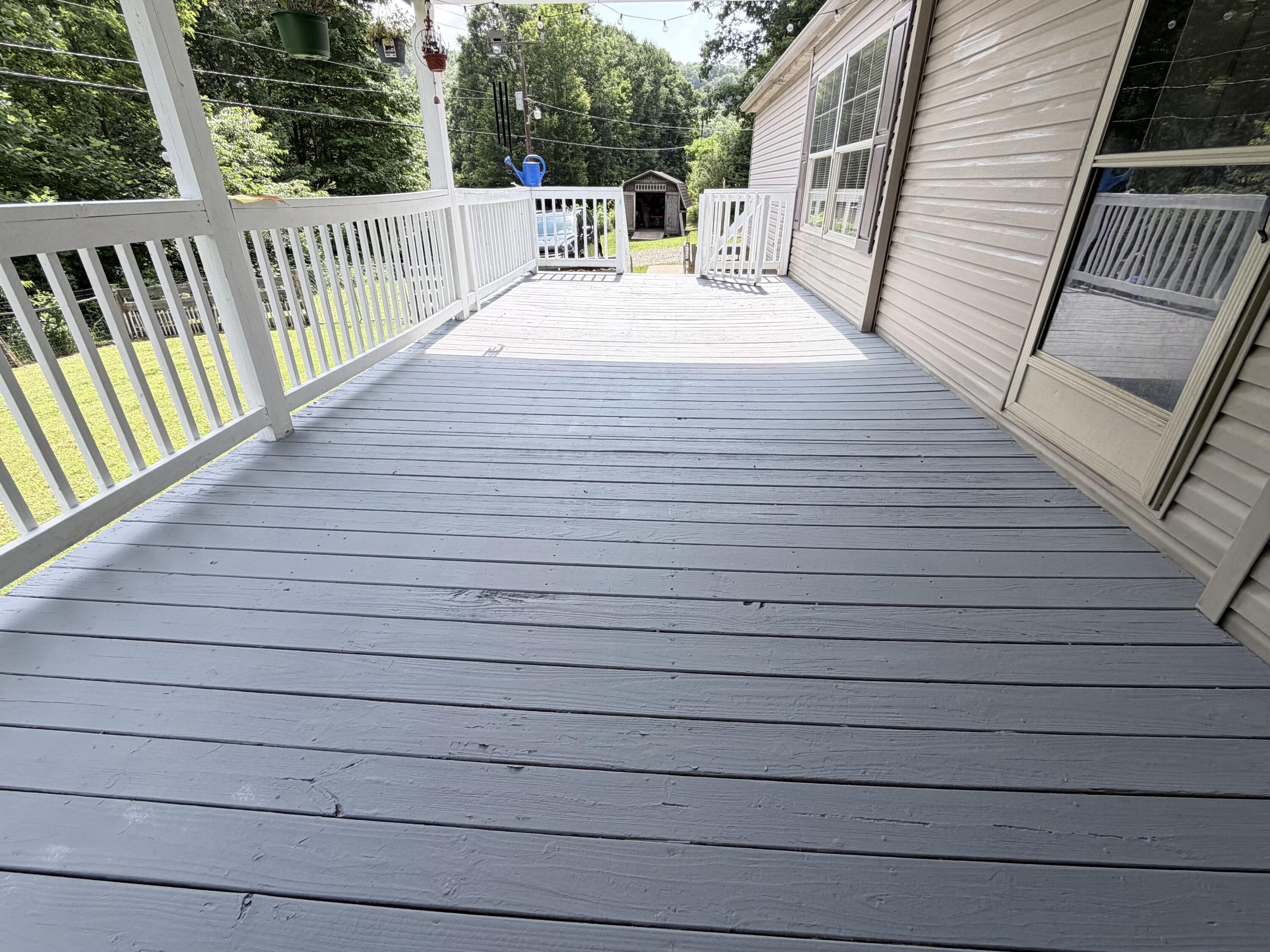 Image 4: Freshly Painted Front Deck