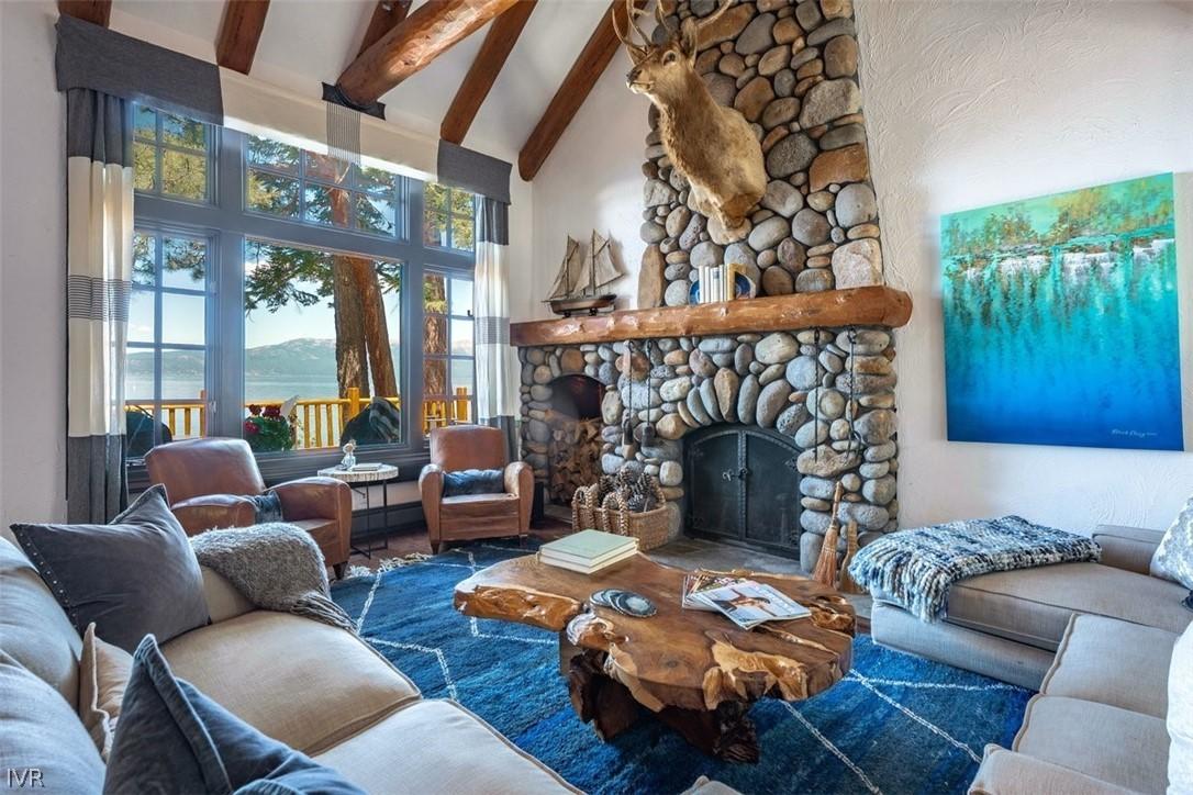 Image 3: Great Room with Fireplace