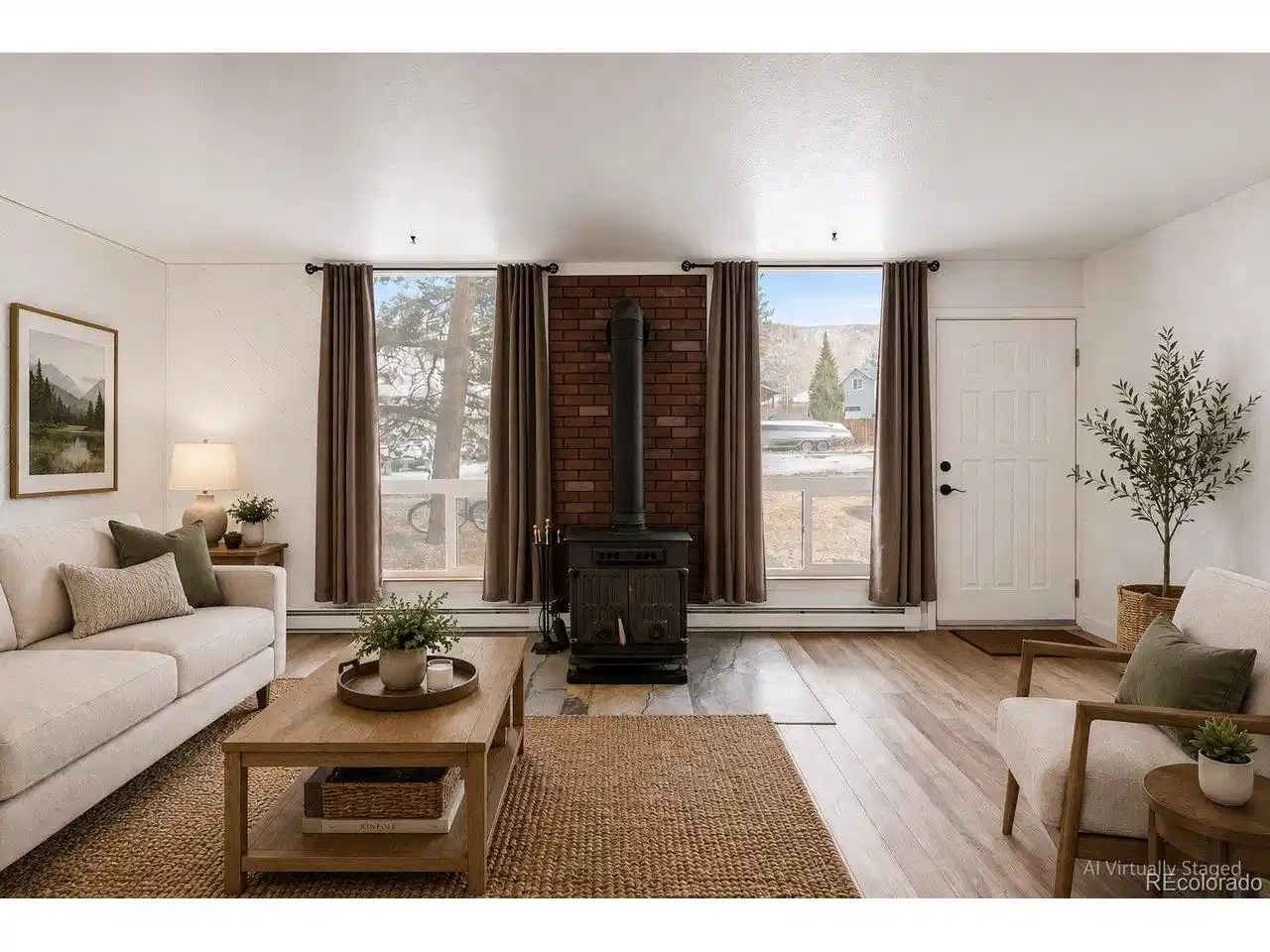 Image 1: Virtually staged living room Image 1: Virtually staged living room