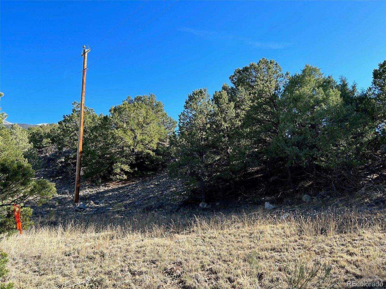 Image 4: NE corner, powerlines run along the rear boundary.