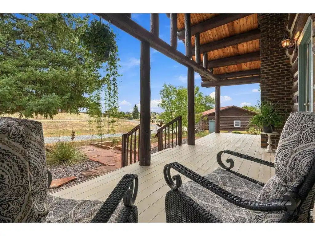 Image 1: Welcome to a rare blend of Colorado character, privacy and freedom, set on 1.29 acres with mountain views and NO HOA. This handcrafted log home offers country living with space to breathe, and a lifestyle that doesn't come with most properties! Image 1: Welcome to a rare blend of Colorado character, privacy and freedom, set on 1.29 acres with mountain views and NO HOA. This handcrafted log home offers country living with space to breathe, and a lifestyle that doesn't come with most properties!