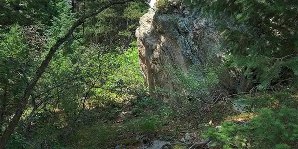 Image 3: On of several amazing outcroppings once you're in the woods Image 3: On of several amazing outcroppings once you're in the woods