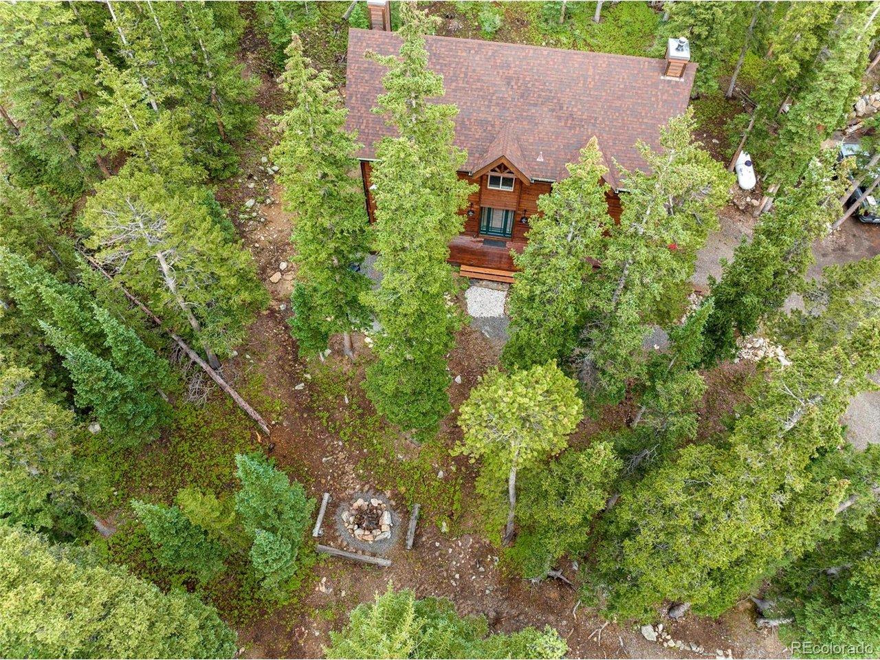 Image 2: Aerial of Home & Firepit