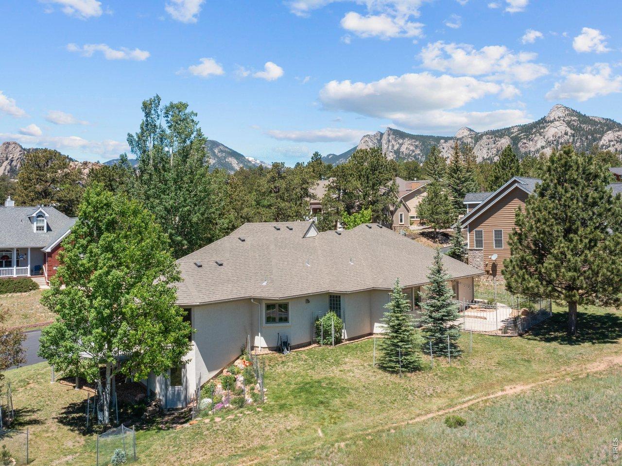 Image 2: Back of Home Looking Toward Lumpy Ridge