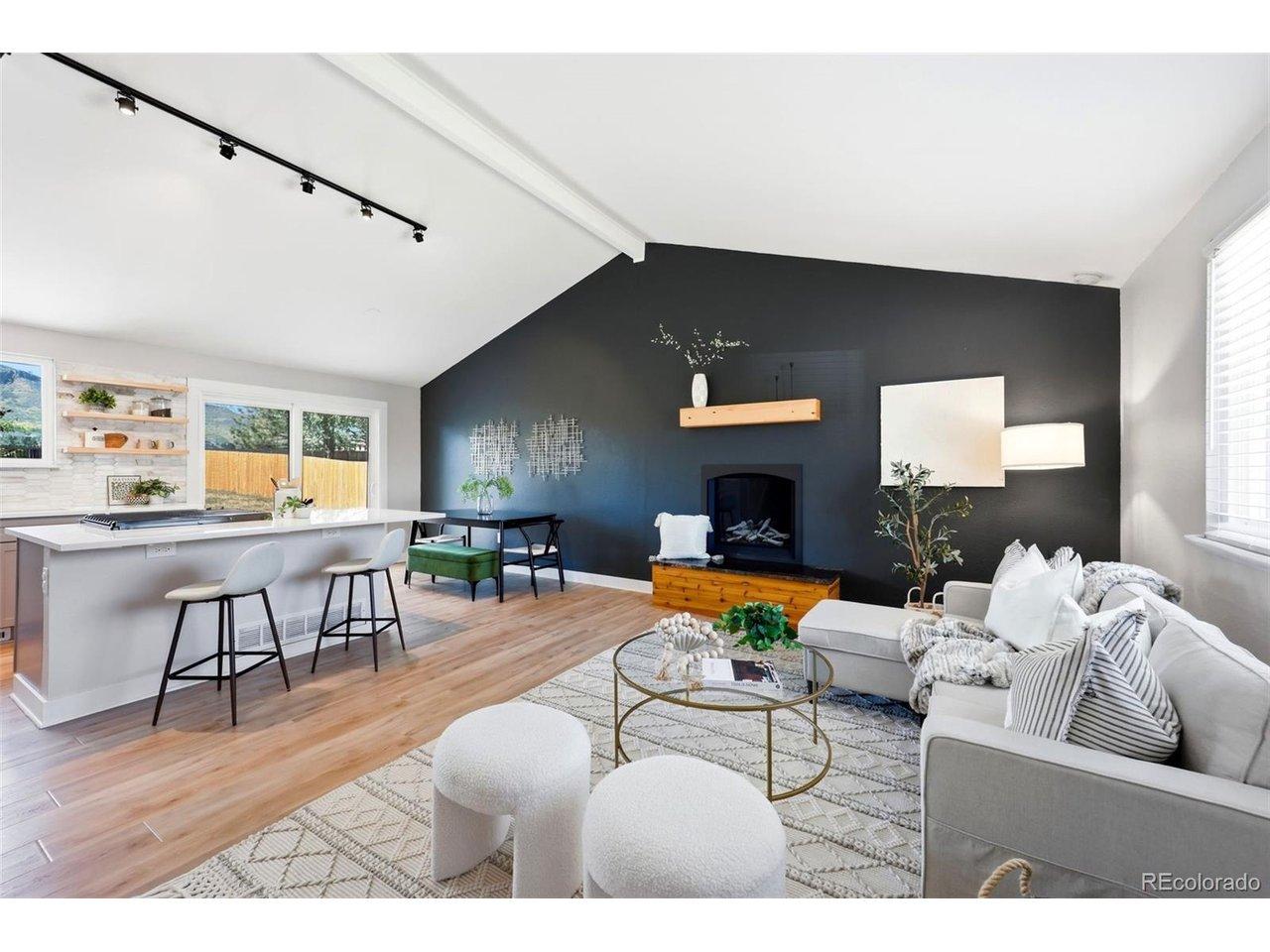 Image 3: Open Floor Plan Living Room, Kitchen and Dining Room with modern updates throughout Image 3: Open Floor Plan Living Room, Kitchen and Dining Room with modern updates throughout