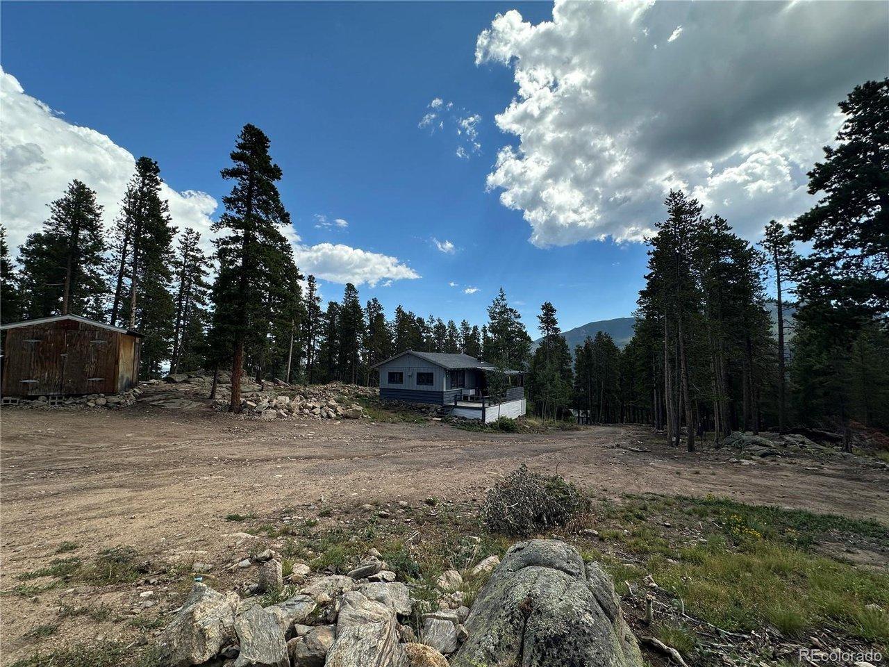 Image 3: View of cabin & shed looking NE Image 3: View of cabin & shed looking NE