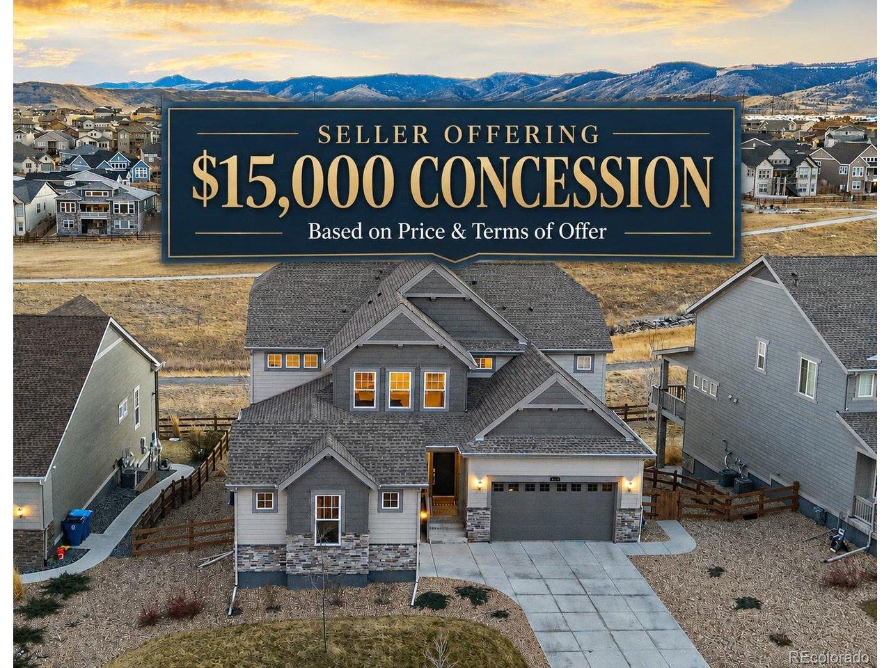 Image 1: $15,000 Seller Concession Offered with Price and Terms.