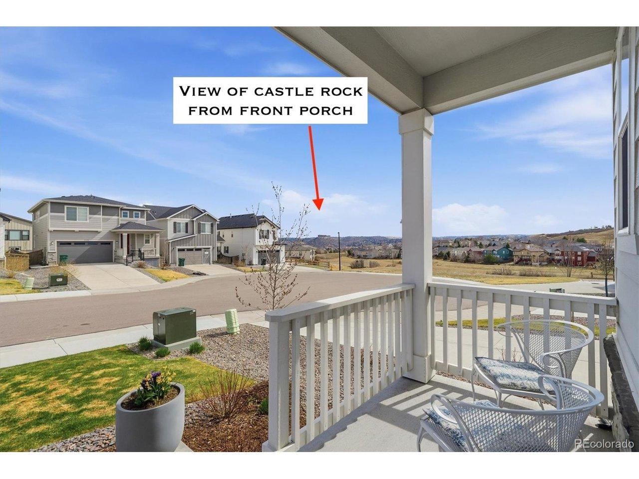 Image 2: Cul de sac location with covered front porch and views of The Castle Rock Image 2: Cul de sac location with covered front porch and views of The Castle Rock