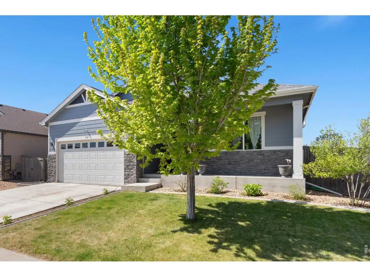 Image 1: Mature landscaping greets you