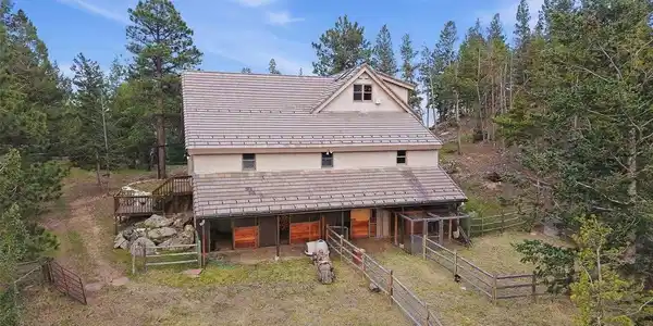 Image 4: Detached garage horse stalls