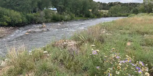 Image 2: Enjoy 126 feet of private Arkansas River frontage from this nearly 1 acre lot