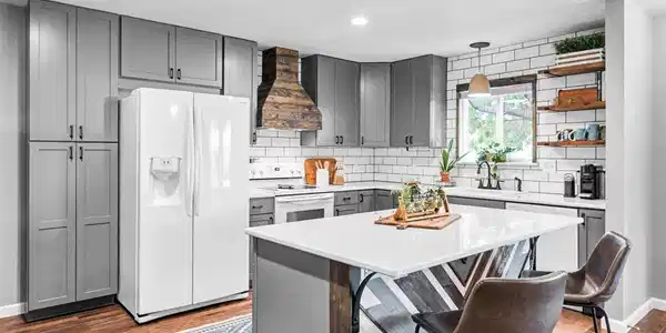 Image 3: Updated kitchen offers upgraded features like 42" uppers, pull out spice rack, and soft close drawers. Image 3: Updated kitchen offers upgraded features like 42" uppers, pull out spice rack, and soft close drawers.