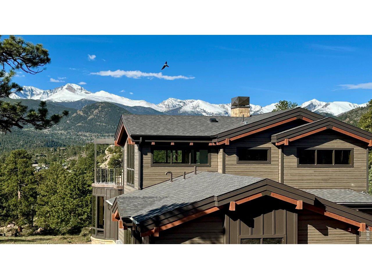 Image 1: Some of the best views in Estes Park in this newly built luxury home. Image 1: Some of the best views in Estes Park in this newly built luxury home.