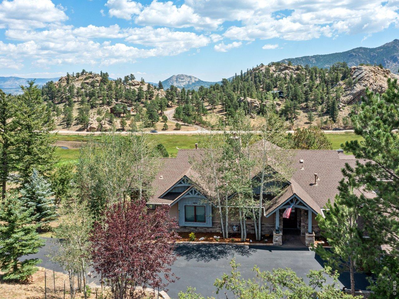 Image 3: Situated on paved, city-maintained roads just off Highway 7, this home delivers year-round livability with the best of both worlds: peaceful mountain living and easy access to everything the Estes Park area has to offer. Image 3: Situated on paved, city-maintained roads just off Highway 7, this home delivers year-round livability with the best of both worlds: peaceful mountain living and easy access to everything the Estes Park area has to offer.