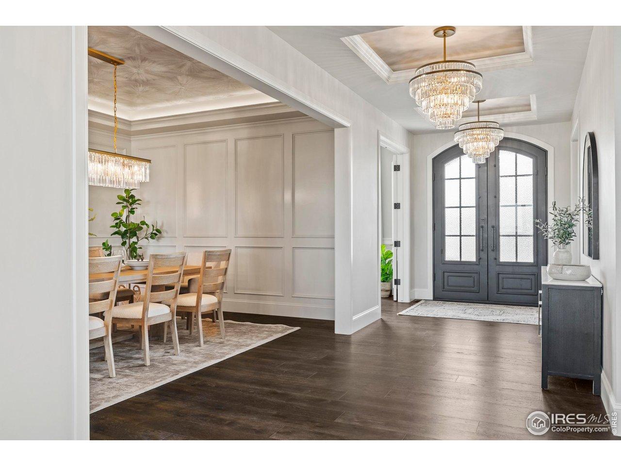 Image 4: Majestic grand entrance through beautiful steel doors