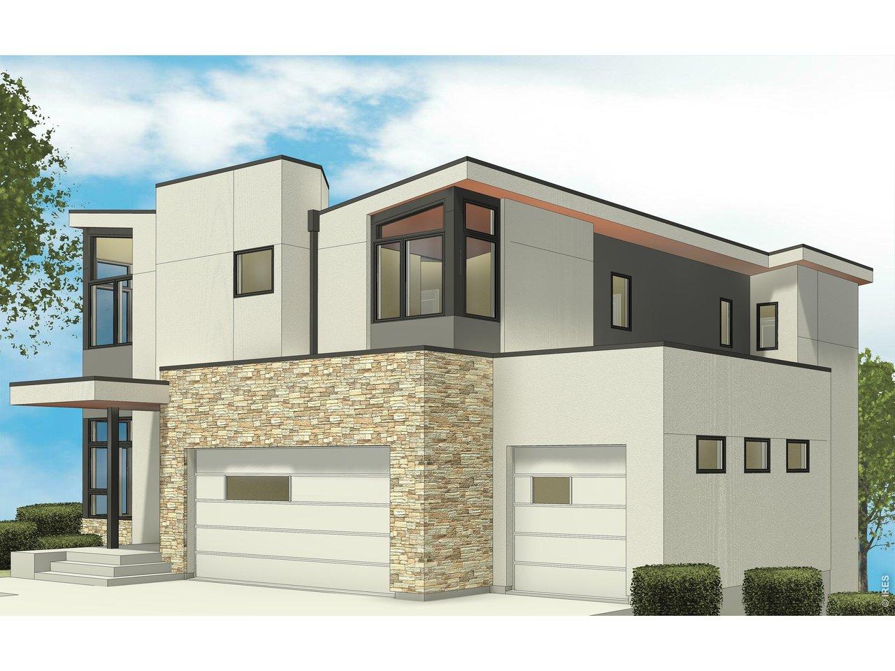 Image 3: 2313 Glacier Ct. Home To Be Built. SE Elevation. Image 3: 2313 Glacier Ct. Home To Be Built. SE Elevation.