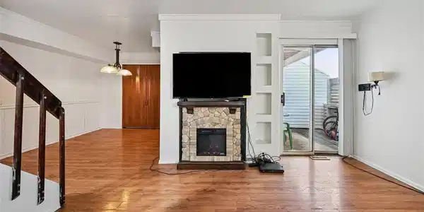 Image 4: Living Room with electric fireplace. - main Image 4: Living Room with electric fireplace. - main