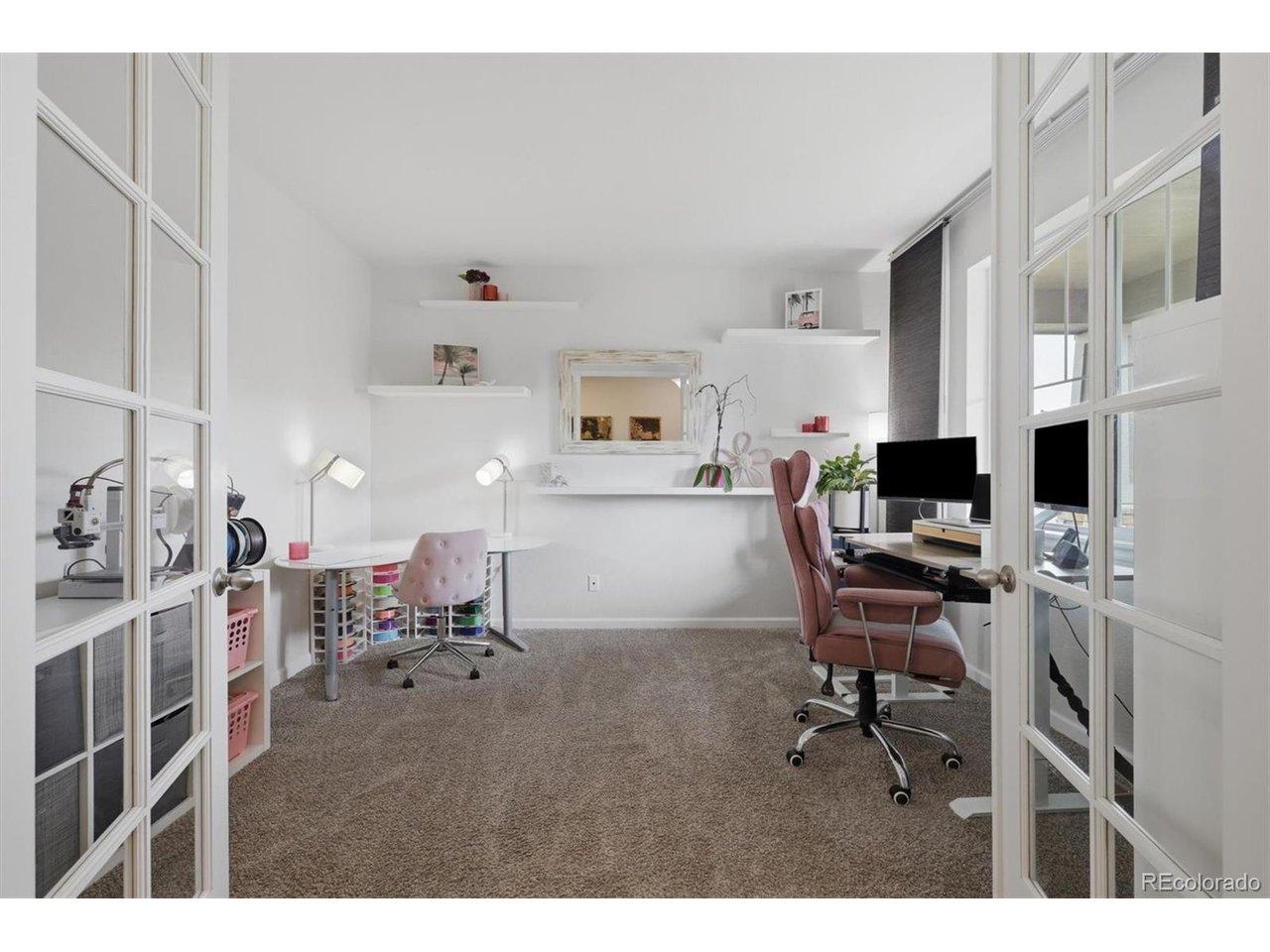 Image 4: Spacious office space with French doors. Image 4: Spacious office space with French doors.