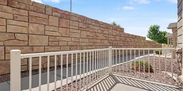 Image 3: Enjoy Colorado's weather from the comforts of home from the home's front patio! Image 3: Enjoy Colorado's weather from the comforts of home from the home's front patio!