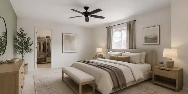 Image 4: Primary Bedroom - Virtually Stage