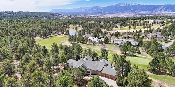Image 2: Pikes Peak Views on Woodmoor 5th Hole Image 2: Pikes Peak Views on Woodmoor 5th Hole