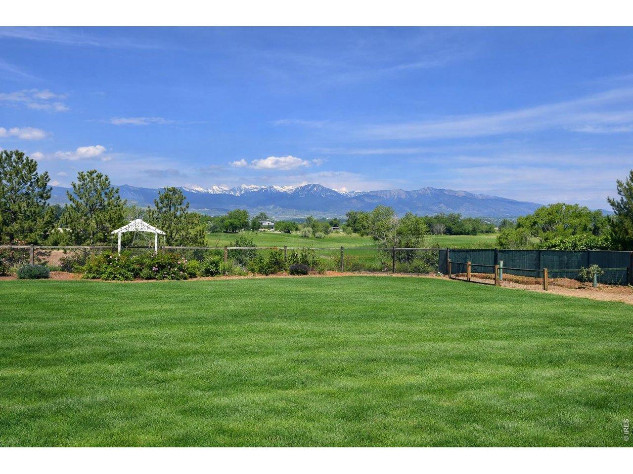 Image 3: Sweeping Front Range views!  (Grass has been digitally enhanced).