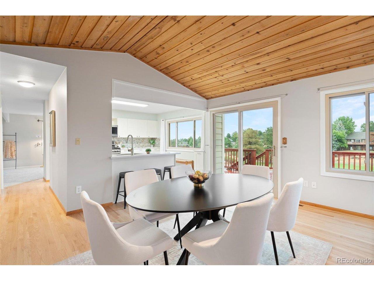 Image 4: Dining Off of Kitchen with Gas FP