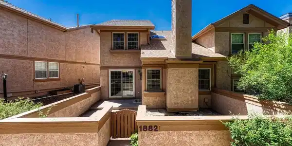 Image 2: Enclosed courtyard with a concrete and paver patio for outdoor relaxation and fun. Image 2: Enclosed courtyard with a concrete and paver patio for outdoor relaxation and fun.